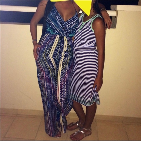 Fire Los Angeles S Purple Chevron Print Jumpsuit - Picture 6 of 6